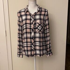 Kenneth Cole Reaction plaid shirt button down
